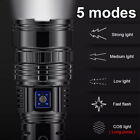 15000mah Lumen Super Bright Led Tactical Flashlight Rechargeable Led Work Light