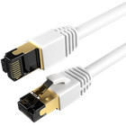 Cat8 Ethernet Cable Super Speed 40gbps Lan Wire White 0 5ft- 75ft Multipack Lot