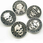 Military Smiles Back Challenge Coin Collectable Armed Forces Skull 1-pc
