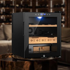 50l Electric Humidor With Smart Temperature And Humidity Control  300 Count Capa