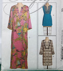 Mccall s Caftan Tunic Sewing Pattern M5628 Misses Size 6-8-10-12-14 Uncut Nos