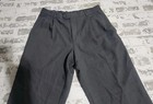 Vintage Meeting Street Men s Worsted Wool Dress Pants Gray Herringbone 34x30