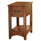 Table End Side Room Living Wood Storage Shelf Small Narrow Coffee Station Set