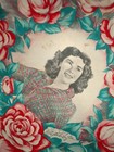 1940s Elizabeth Taylor Original Bandana Picture Scarf Movie Star Film Actress