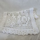 Afghan Throw Blanket Crocheted Baby Blanket 16x44 Inch