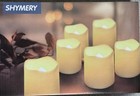 Shymery Flameless Votive Candles flameless Flickering Pack Of 24  Warm White