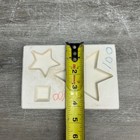 Vintage Ceramic Slip Casting Mold Stars And Square Box Shapes