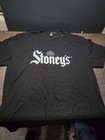 Stoney s Beer Black White Logo T Shirt Size Medium Mens 