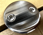 2 Hole Bathtub Tub Overflow Face Plate Brushed Nickel With Screws New   Sealed