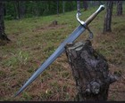 Hand Forged Carbon Steel Viking Sword Sharp Battle Ready Medieval Sword sheath