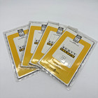 Lot 4 Prinz Scott Stamp Mounts 158 Mm Self Cut Black Pack 40 Strips 158 X 265mm