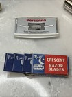 Vtg Adjustable Razor Lot Black Beauty S-4 Super Speed Conrad Gillette Box Usa