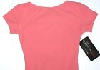 Theatricals Dancewear Leotard Bodysuit Short Sleeve Th5559 Coral New Nwt Women