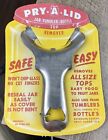 Original 1950 s Vintage Pry-a-lid Mason Jar Opener   Glass Bottle Cap Remover