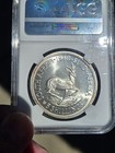 Prooflike  Silver 1948  South  Africa  5 Shillings   Ngc Pl 66   gem   Pq Crown