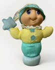 Vintage 1996 Playskool Gloworm Light-up Plush Pastel Stars Nightcap Works Tested
