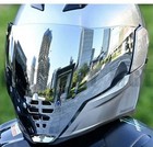 New Sealed Visor Lens For Icon Airflite Ic 06 Motorbike Helmet Shield Silver