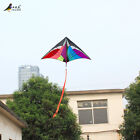 New 5 2ft Delta Triangle Kite Outdoor Fun Sports Toys Single Line Multicolor