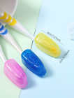 2pcs Portable Toothbrush Head Covers - Random Color Travel Caps Set-new