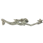 Mermaid Star Wall Art Wood Carving White Bali Nautical Beach Cottage Decor Art