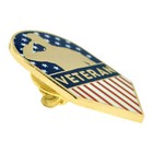 Pinmart s Us Veteran American Flag Shield Military Enamel Lapel Pin