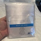 Scalpmaster Make-up Cape White Polyester One Size Water-resistant 4149
