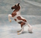 Breyer Stablemate Lippizaner Custom Etched Bay Pinto By Jenn Tate