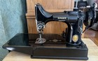 Vtg 1952 Singer 221 Featherweight Sewing Machine Case Acc s Manual- Working  Vg 
