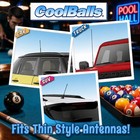 Cool Billiards Pool 8 Eight Ball Antenna Topper Car   Truck Accessory  new  Foam