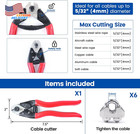 Cable Cutter Heavy Duty Stainless Steel Wire Rope Seal Aircraft Cutter