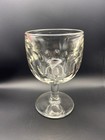 Vintage 1970   s Michelob Light Beer Glass Thumb Print Dimple Goblet Stem Mug 6 