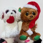 Lot 5 Ty Beanie Boos Fish Elephant Unicorn Skunk Dog Bear Santa Small Medium Toy