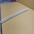 100 Pack Plastic Spiral Binding Coils 5 16 8mm 90 Sheet Capacity 41 Pitch