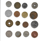 World Coin Lot 16 Foreign Mixed Coins As Shown