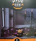 2x Hyde   Eek 6    Light Up Halloween Drape Garland Purple Lit