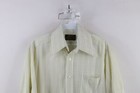 Vintage 70s Streetwear Mens Size Large Geometric Knit Short Sleeve Button Shirt