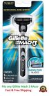 2 Gillette Mach3 Razor Handle refill Cartridges Shaver Fit Turbo M3 Power Blades
