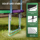 10ft Outdoor Trampoline With Enclosure Inner-safety Net   Ladder For Kids