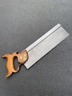 Antique English Steel Back Dovetail Tenon Saw By W Tyzack   Turner C1910