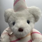 Vintage Jerry Elsner Birthday Teddy Bear Plush Windup Musical Jerry   s Pets White