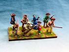 28mm Wgs French Indian War Fiw Painted Armed Colonial Settlers  Fiw16