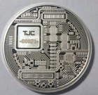 The Jewelers Coin -custom 1 Oz  Silver Bitcoin  71 110-rare Collectible 