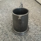Pewter Mug Tankard Wilton Armetale Rwp Pistol Gun Handle Beer Metal 16oz Vintage
