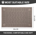 Cat Litter Box Mat  35  X 24  Large Kitty Litter Trapping Mat Keep Floor Clean