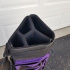 Vintage Douglas Golf Bag Purple Black Triangle Triangular 4-way Divider Light