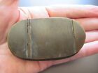 Antique Brass Oval Snuff Or Pill Box M
