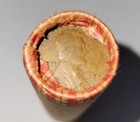 1909 Wheat Cent On One End   Wheat Penny Lincoln Cent Roll   Estate Coins