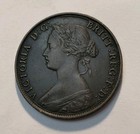 1864 Nova Scotia Canada Large Cent One Cent Coin