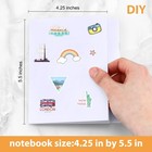 25 Pack Mini Blank Kraft Notebooks For Unlined Mini Sketchbook Small Pocket J   