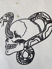 Original Vintage Sailor Bill Killingsworth Hand Drawn Tattoo Flash Sheet Skulls
